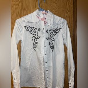 Roar Western Button Down Shirt